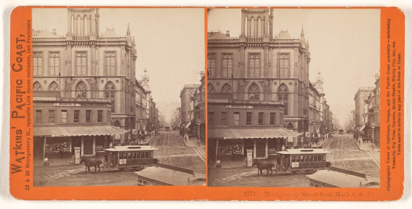 Montgomery Street from Market, S.F.