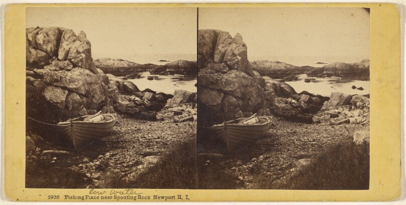 Fishing Place near Spouting Rock[,] Newport R.I.