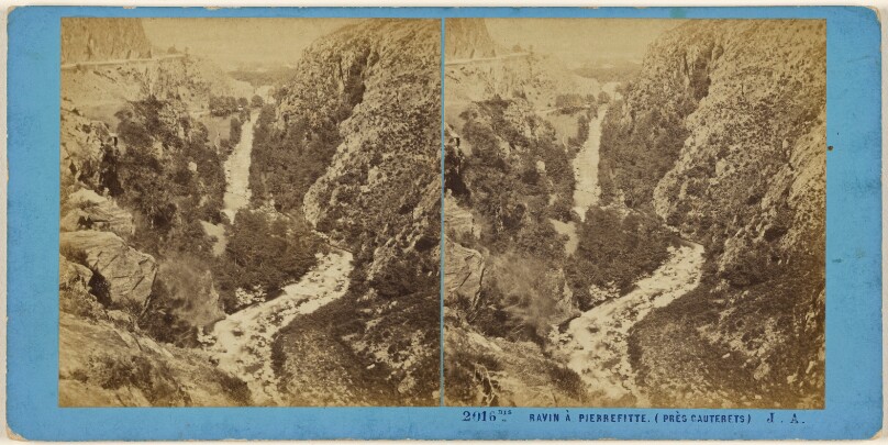 Ravin à Pierrefitte, près de Cauterets