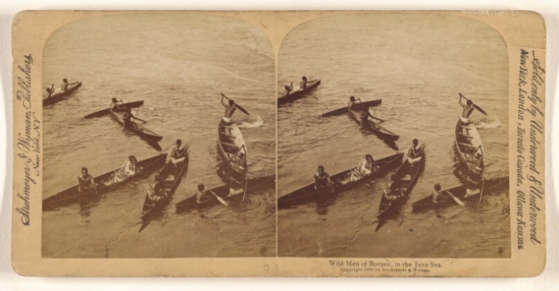 Wild Men of Borneo in the Java Sea.