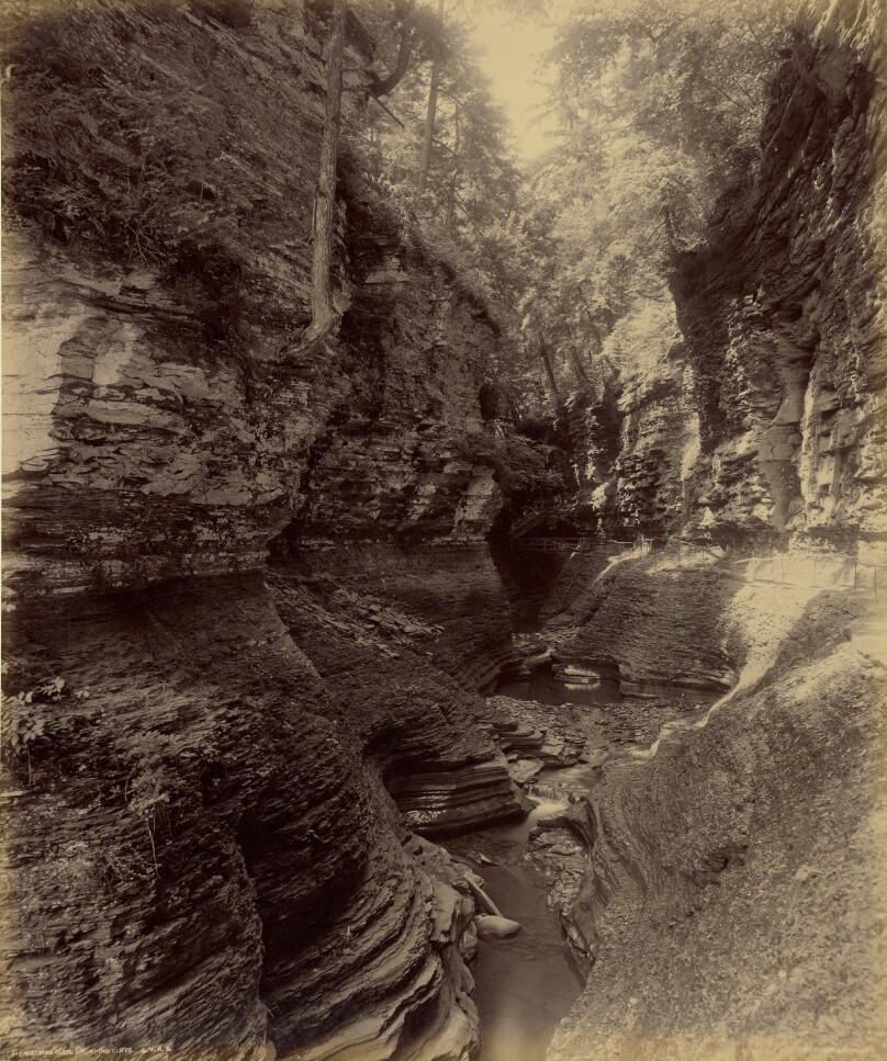 Watkins Glen, Frowning Cliffs.