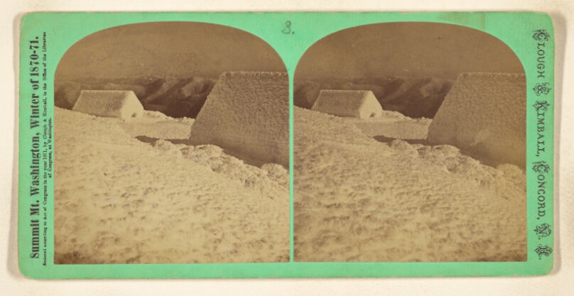 Glen and Alpine Stable, Carter Range in the distance. [Mt. Washington, N.H.]