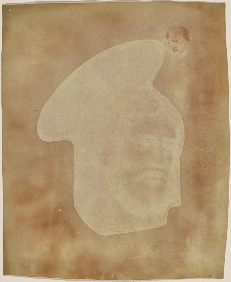 [The Head of Christ from a Painting on Glass]