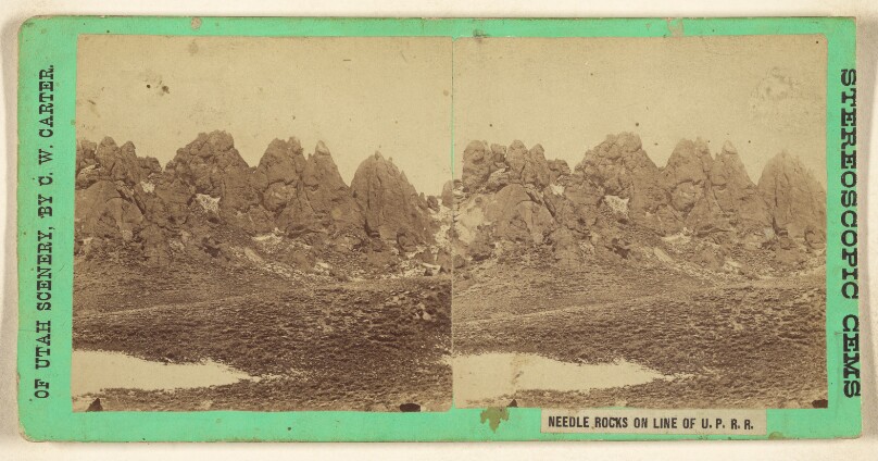 Needle Rocks on Line of U.P.R.R. [Utah]