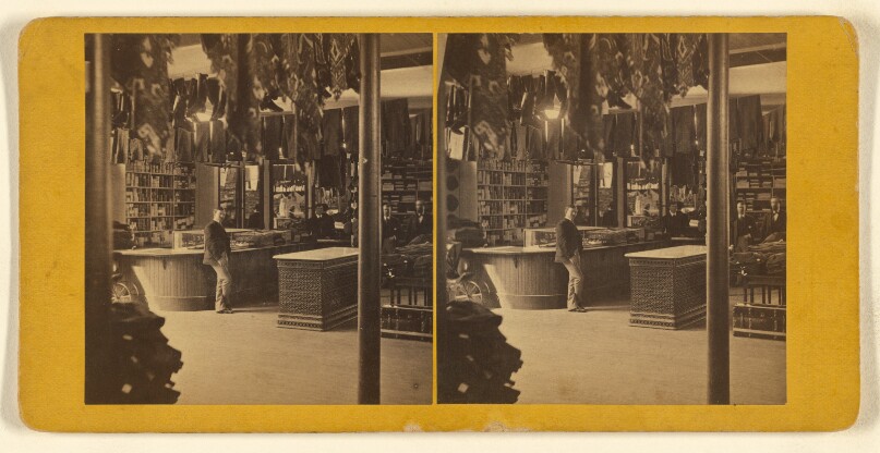 Interior View of A. & W. Sprague's Store, Elmwood, R.I.
