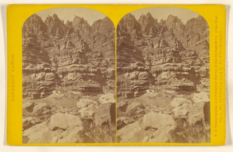 Crags of Mille-Crag Bend, Looking Across the River.