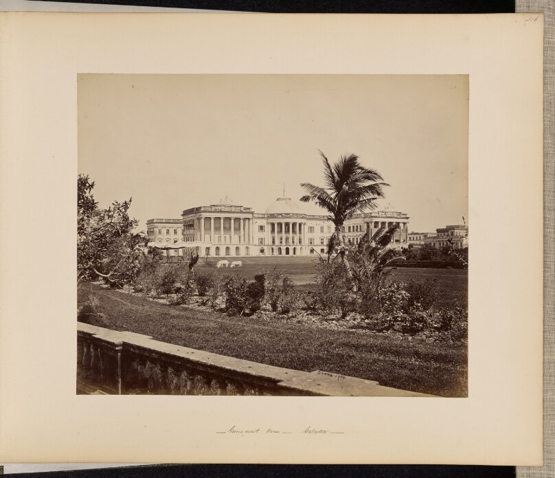 Calcutta; Government House, with the Garden