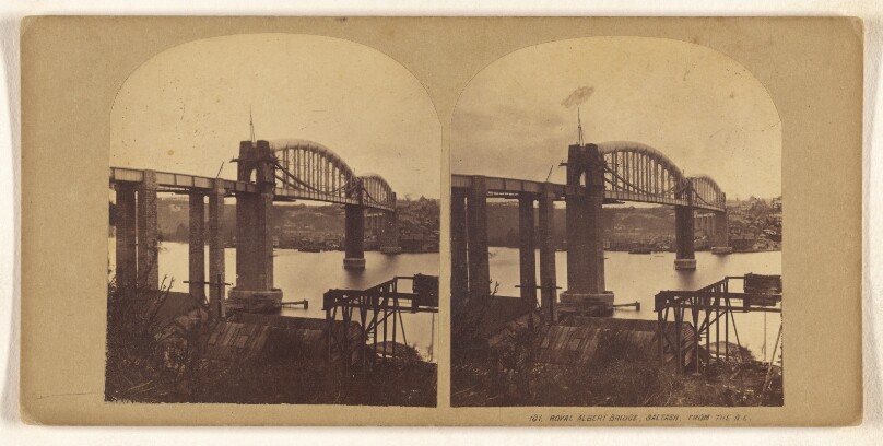 Royal Albert Bridge, Saltash From the N.E.