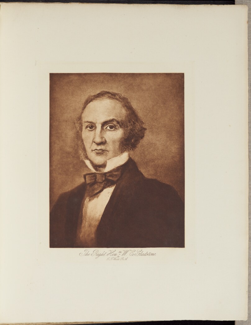 The Right Honourable W. E. Gladstone M.P.
