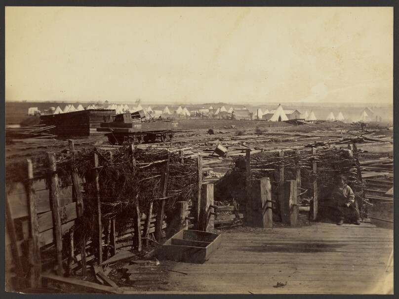[Fortifications, Manassas, Occupied by 13th Mass.]