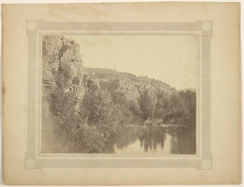 [Cliffs and Stream, South of France]