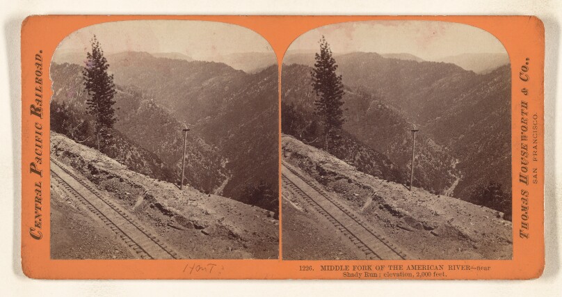 Middle Fork of the American River - near Shady Run; elevation 2,000 feet.