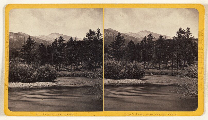 Long's Peak, from the St. Vrain. [Colorado]