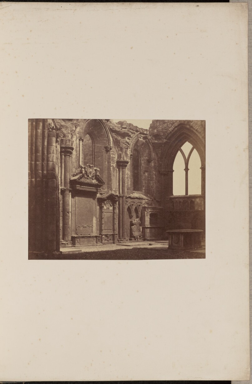 The Interior of the Abbey, Holyrood