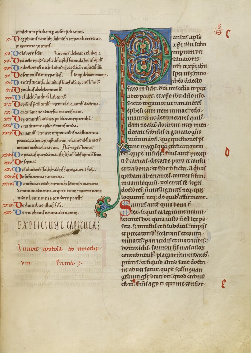 Decorated Initial P
