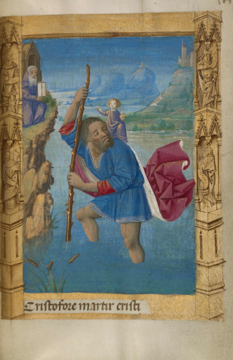 Saint Christopher Carrying the Christ Child