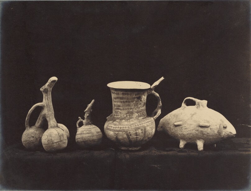 Archaic Vases, of various grotesque and fanciful forms