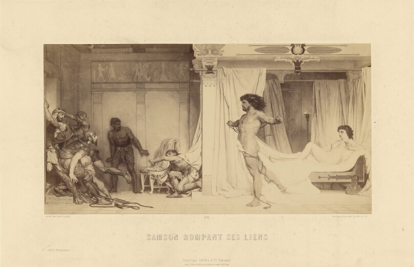 "Samson Rompant Ses Liens" by Leon Glaize