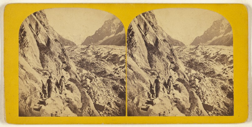 [Alps scene with hikers]