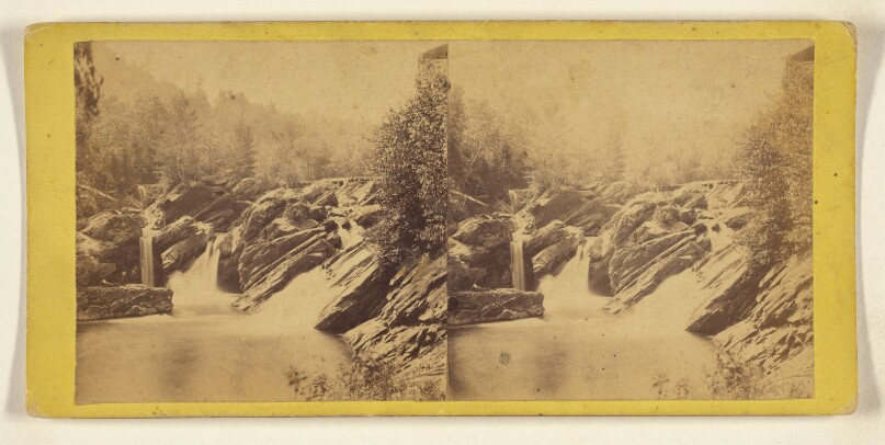 Hills and Dales of New England. Crest Falls on Saxton's River, one half mile from Bellows Falls.