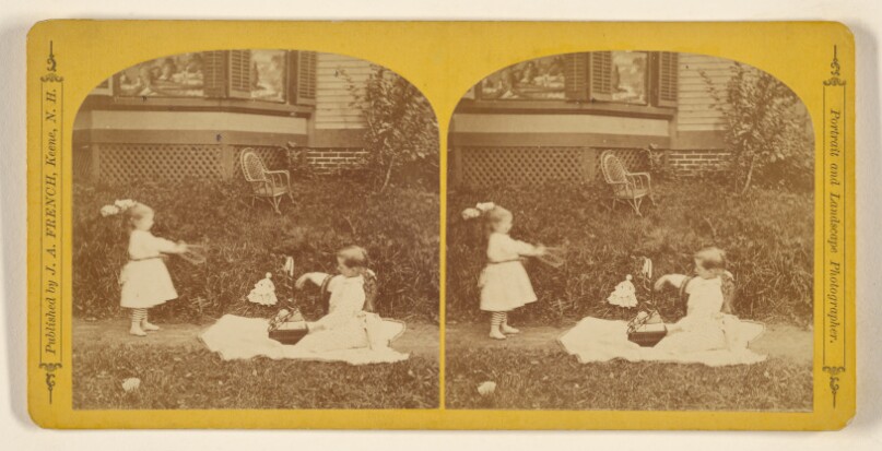 [Childhood scene]