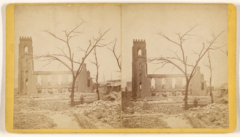 [Unidentified building, Ruins of the Chicago Fire, 1871]