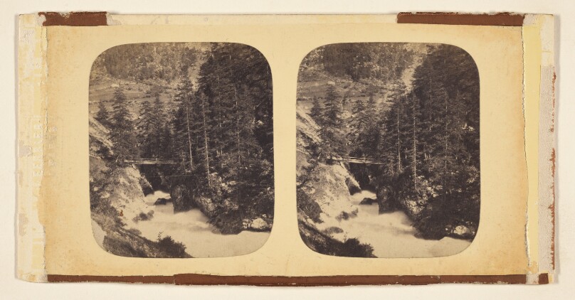 [Pont sur la Vista à Zermatt. (Suisse)]
