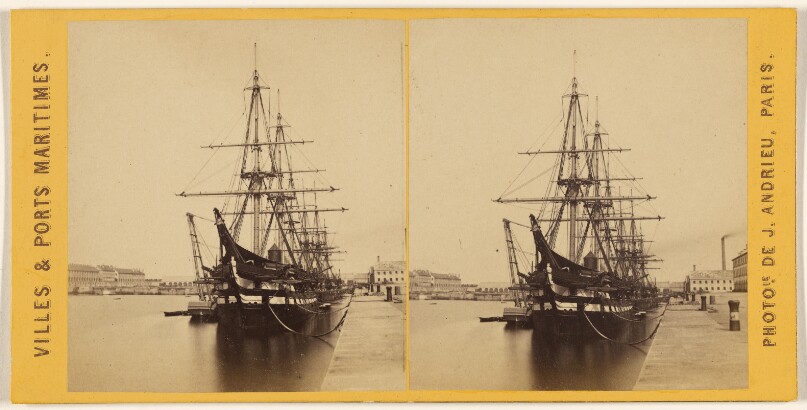 [Unidentified ship docked at port]