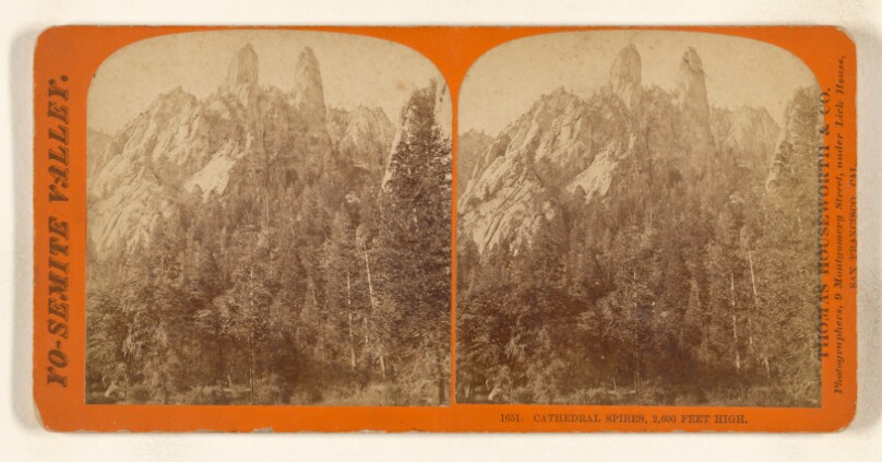 Cathedral Spires, 2,600 Feet High.