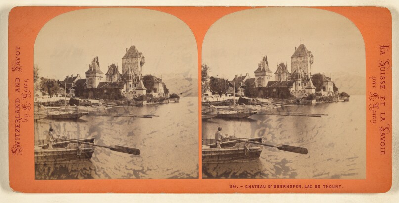 Chateau D'Oberhofen, Lac de Thoune.