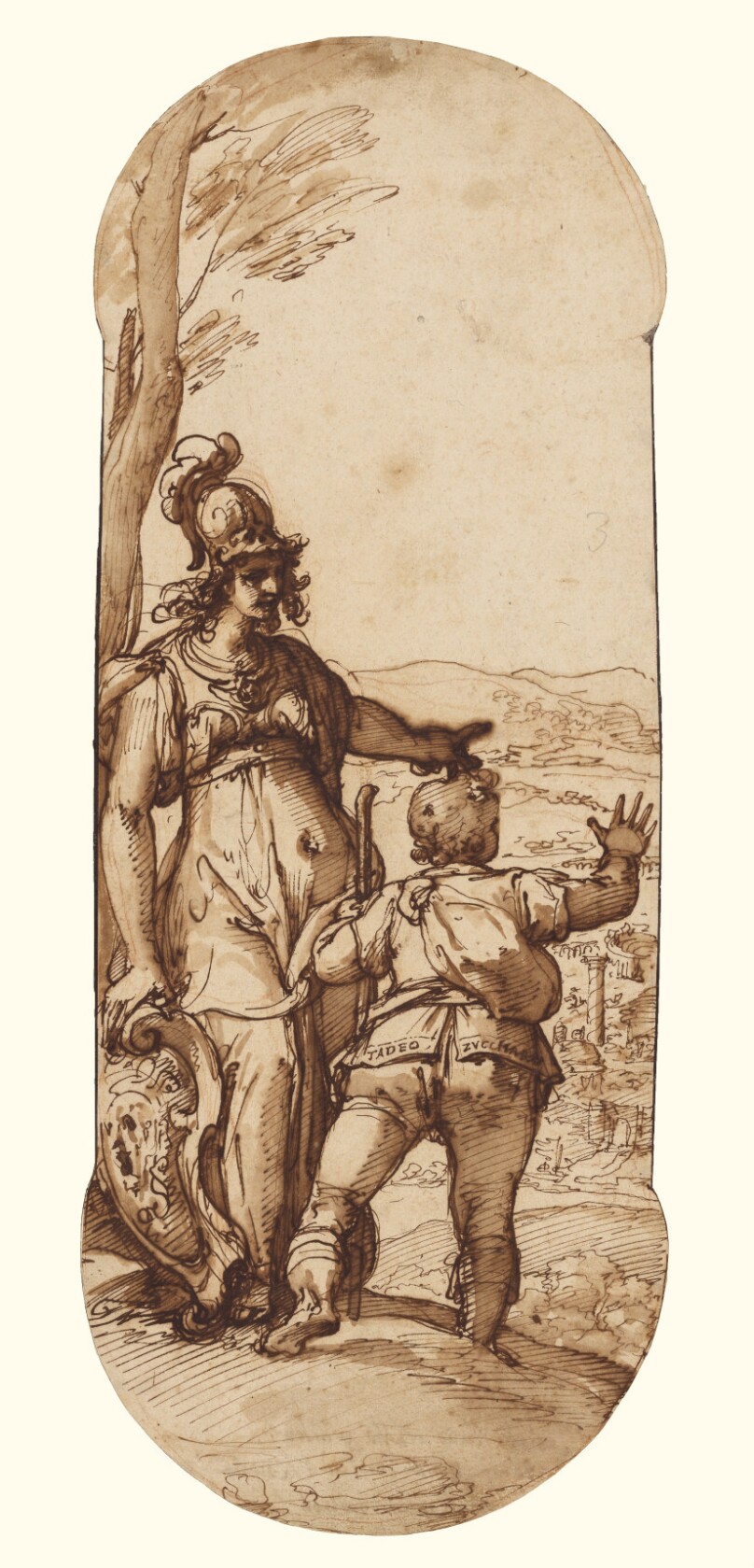 Pallas Athena Shows Taddeo the Prospect of Rome (99.GA.6.3)