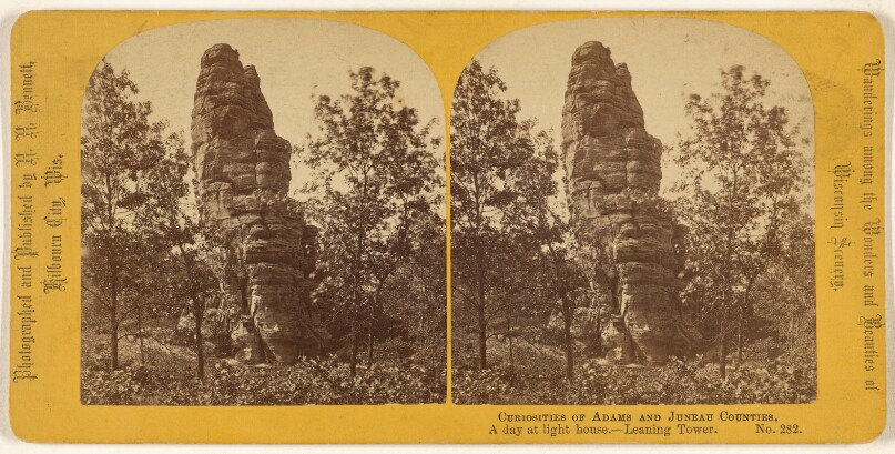 A day at light house. - Leaning Tower. [Adams and Juneau Counties, Wisconsin]