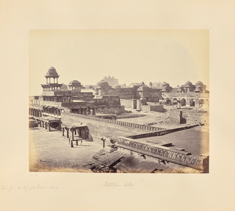 Futtypore Sikri; View of the Ruins from the Top of the Dewan-i-Kass