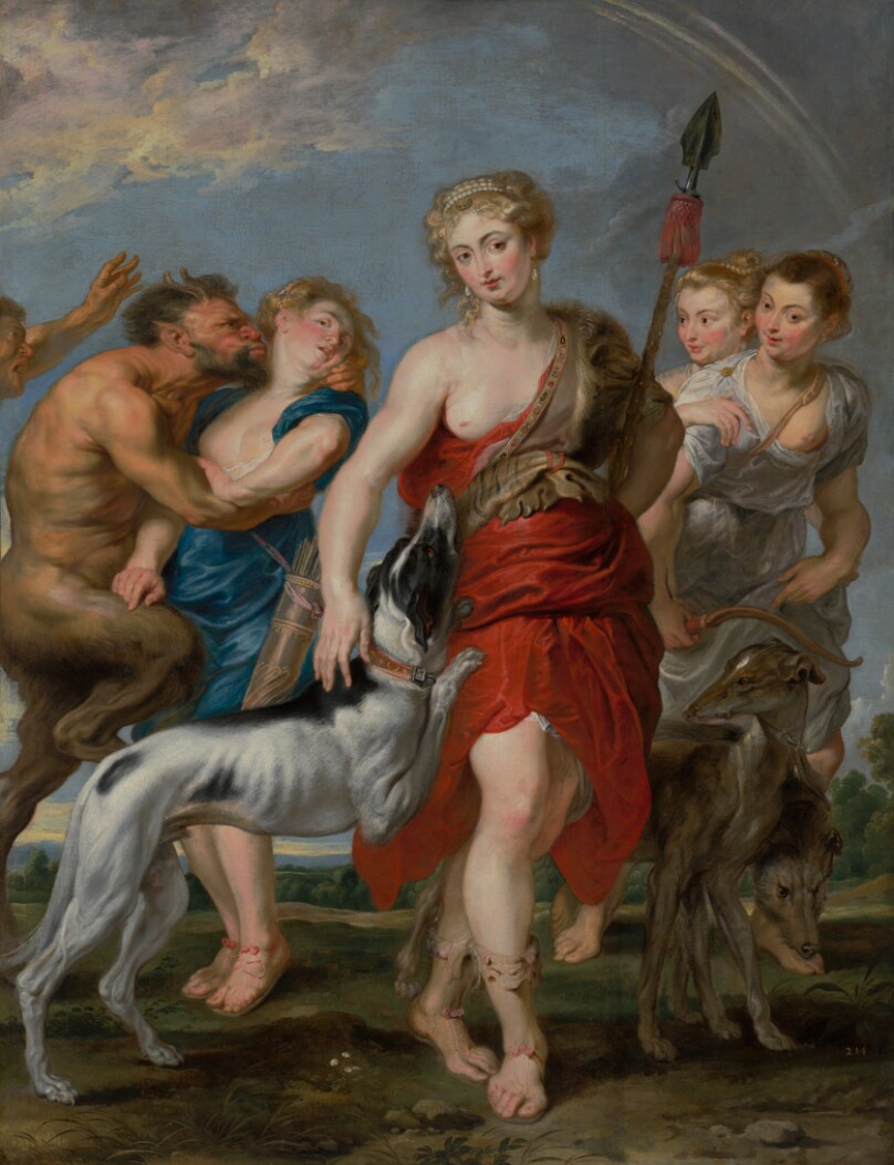 Diana and Her Nymphs on the Hunt