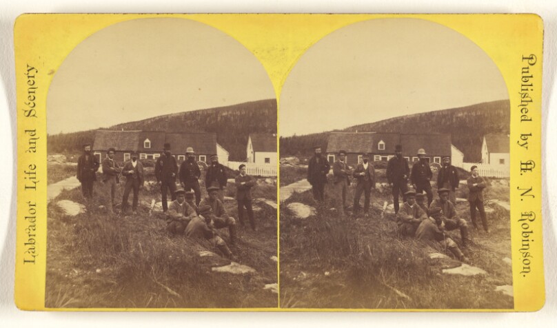 Labrador. Rigolette. Officers of Hudson Bay Company.