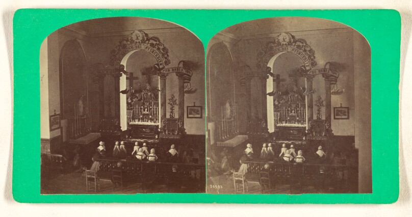 Interior of Church at the Grey Nunnery, Montreal, P.Q.