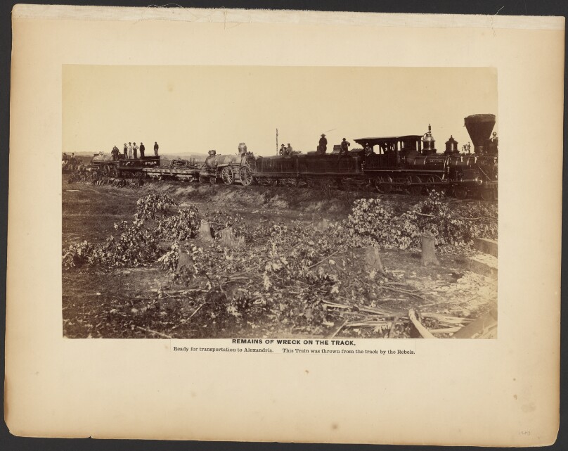 Remains of Wreck on the Track
