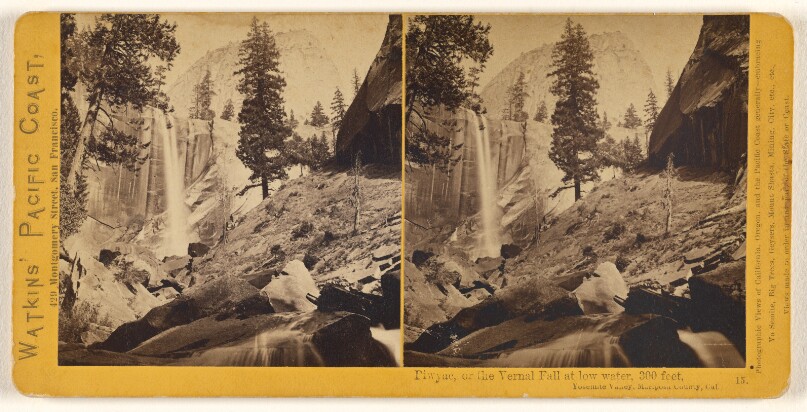 Piwyac, or the Vernal Fall, 300 feet, Yosemite Valley, Mariposa County, Cal.