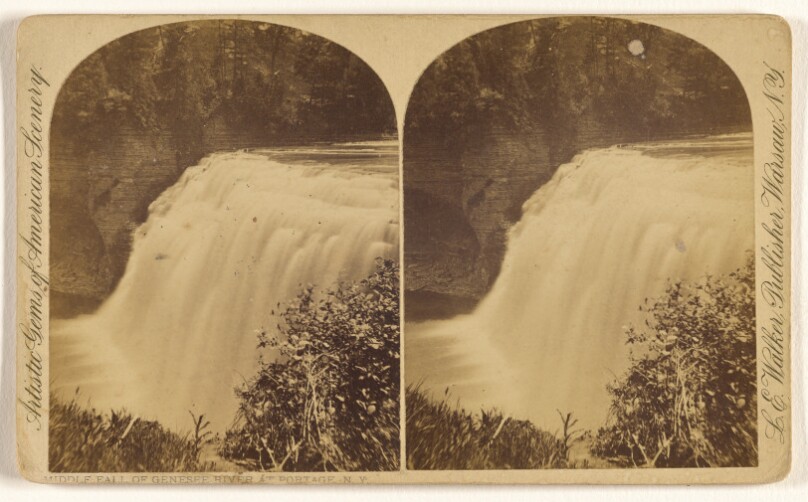 Middle Fall of Genesee River at Portage, N.Y.