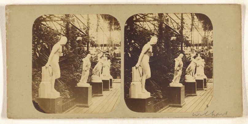 Statues in South Transept. [Crystal Palace, at Sydenham]