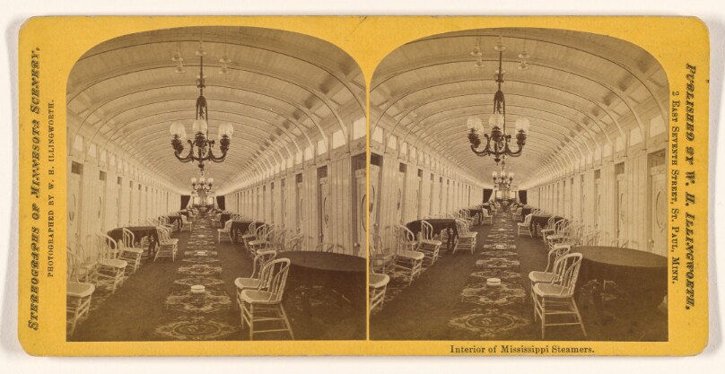 Interior of Mississippi Steamers.