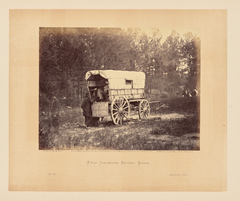 Field Telegraph, Battery Wagon