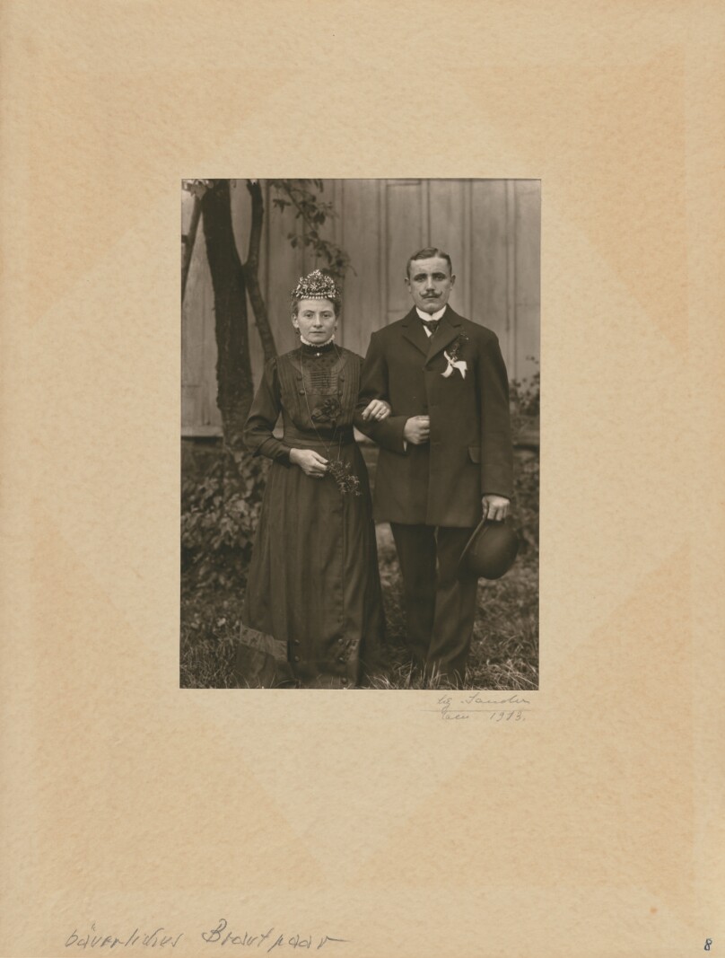 [Rural wedding portrait]