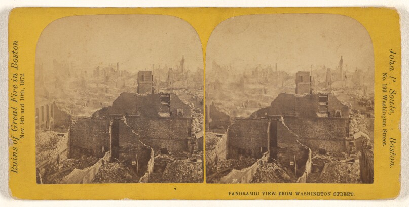 Panoramic View from Washington Street. [Boston, Mass.]