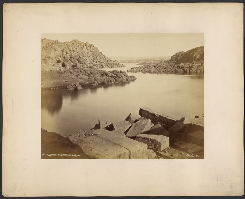 Rochers de Konosso, pres de Philae