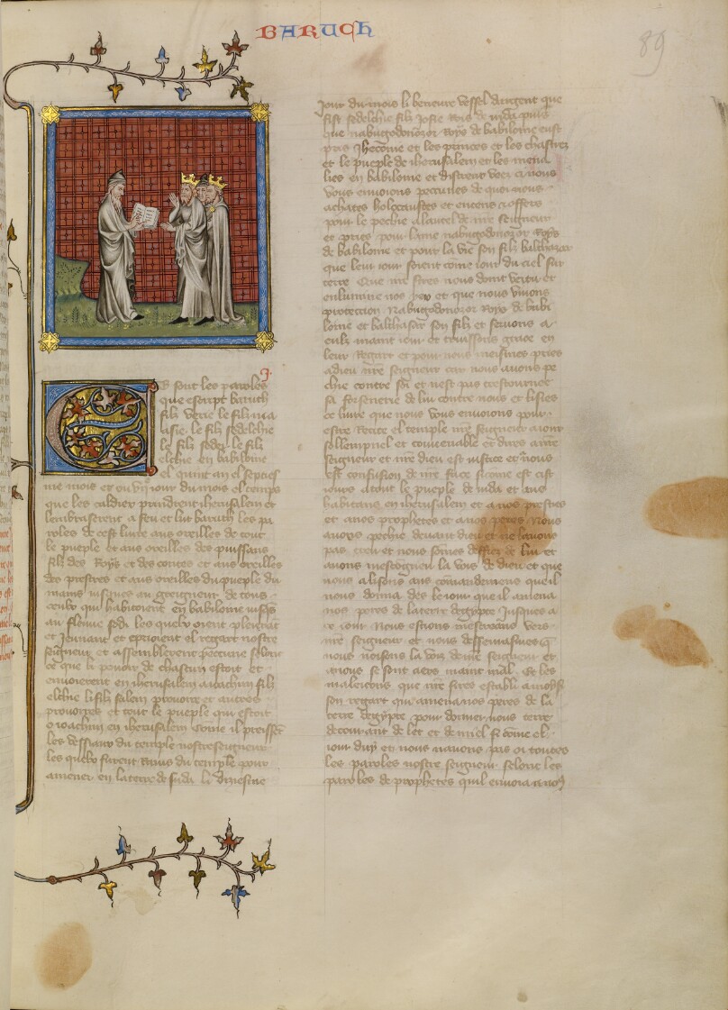 Baruch Reading to Jeconiah and Other Nobles