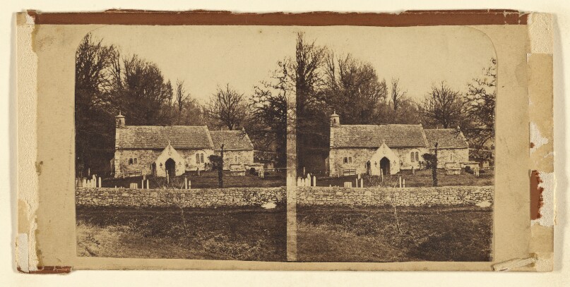 [Church and graveyard]