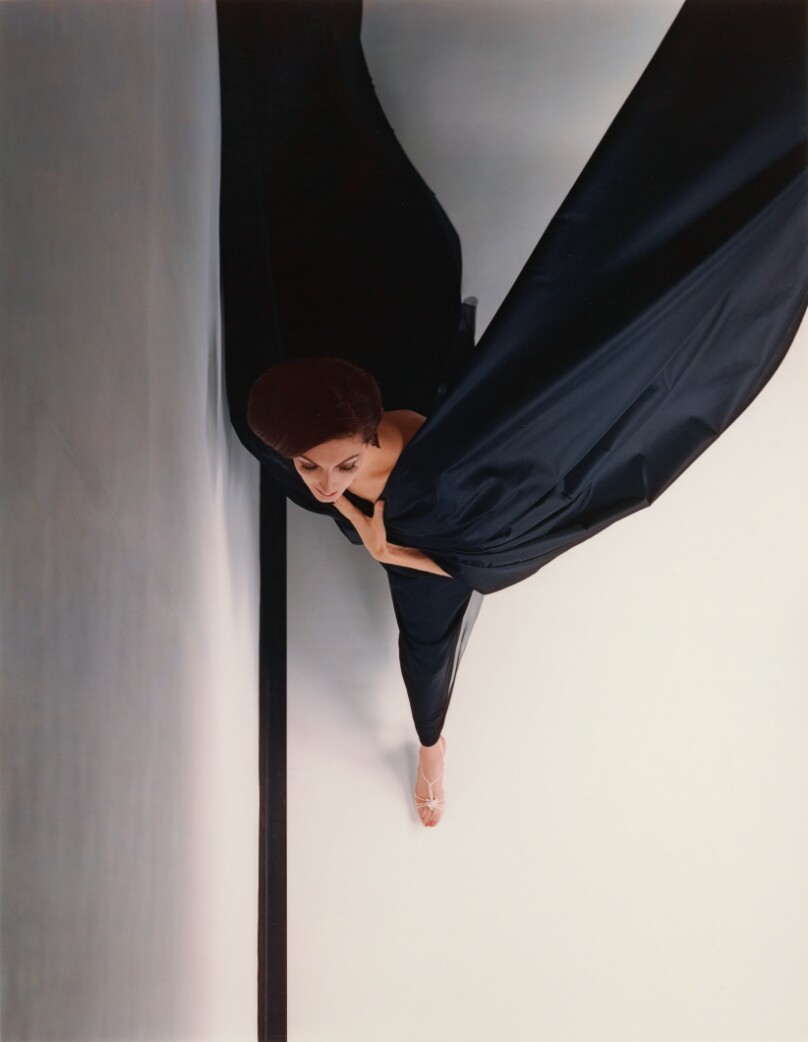 Black Evening Dress in Flight, New York