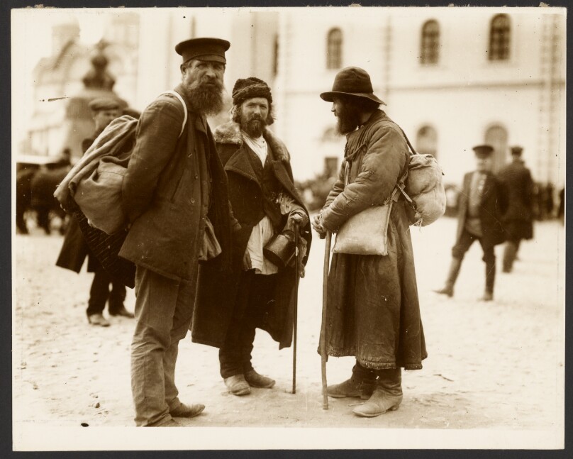 [Photographs from the Study Trip to Russia Used for the Painting,"The Abolition of Serfdom in Russia," (1914), from the "Epic of the Slavs Cycle, Moscow"]