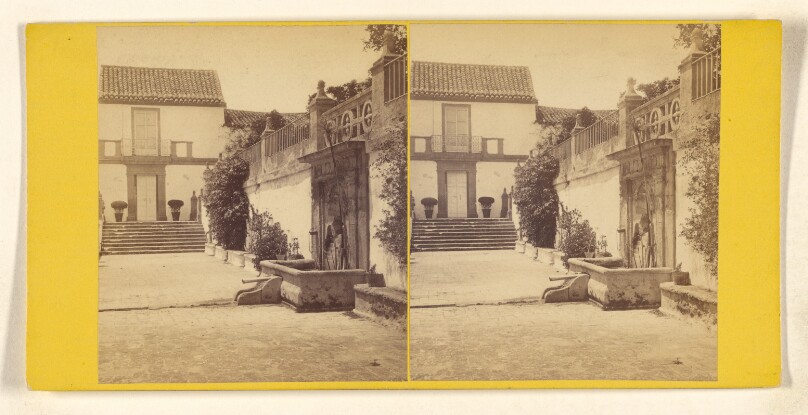 Cordova - Fountain of Torre de la Mala Muerte and Moorish House.